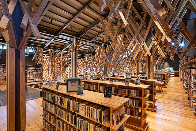 ゆすはら雲の上の図書館