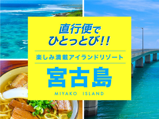 直行便でひとっ飛び！宮古島