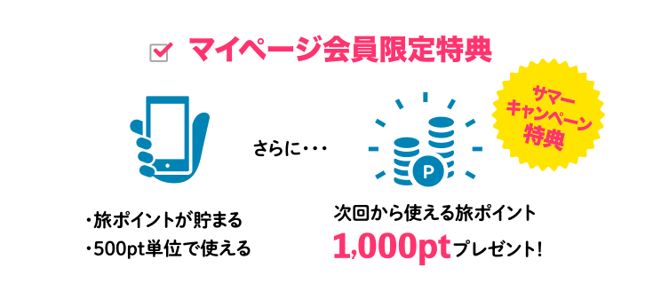 マイページ会員限定特典