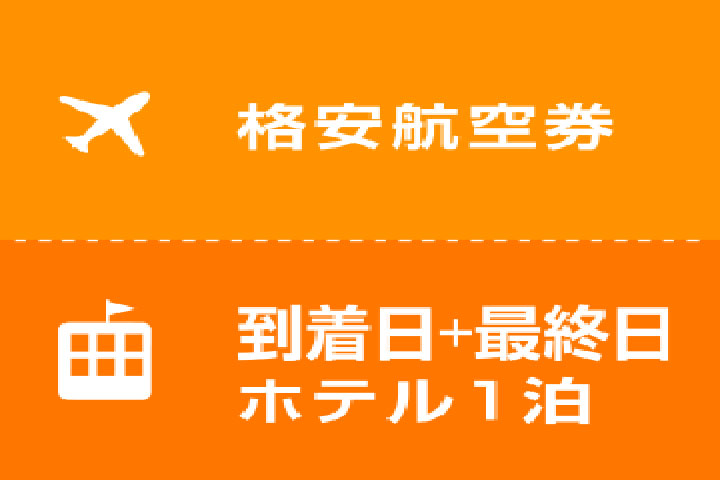 航空券+1泊