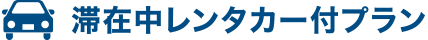 滞在中レンタカー付きプラン