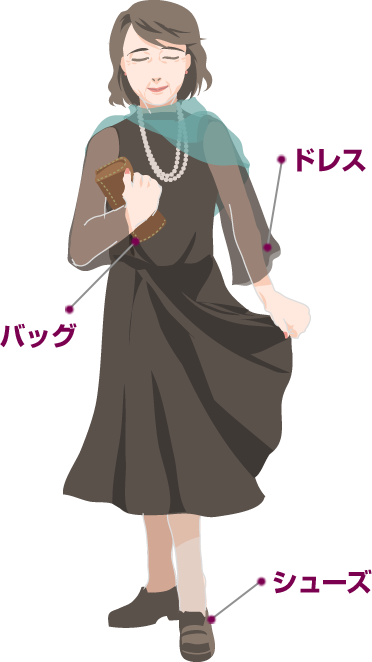 レストランで食事、パーティー、観劇など