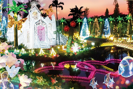 おきなわ彩発見キャンペーン 1月 ロイヤルホテル 沖縄残波岬 朝食付 むら咲むら 東南植物楽園 Jumbo Tours 添乗員同行ツアー