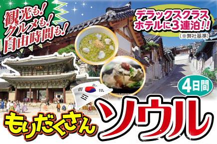 もりだくさんソウル4日間