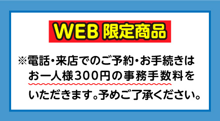 WEB限定商品
