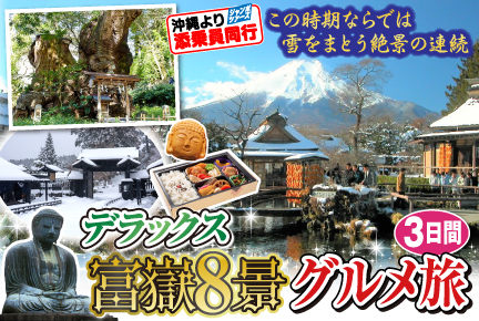 デラックス富獄8景グルメ旅3日間