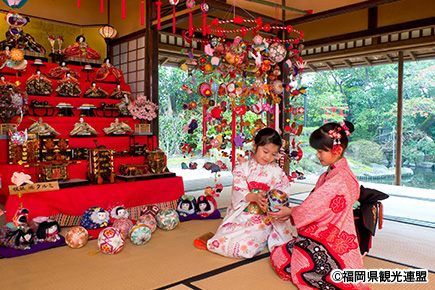 2月〜3月《ひなの国九州》伝統のひな祭りと名邸旧伊藤伝衛門邸を訪ねて