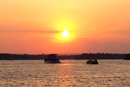 ザンベジ川サンセットクルーズ