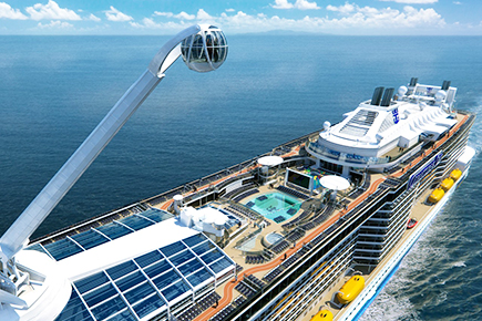 海の上で空の旅「展望カプセル」