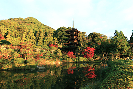 国宝・瑠璃光寺五重塔