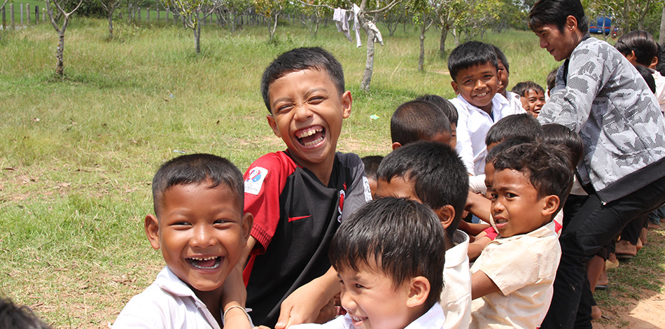 みんなで綱引き