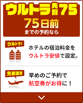 ウルトラ先割75