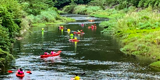 カヌーツーリング