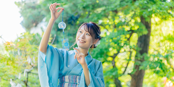 着物でめぐる新緑の京都